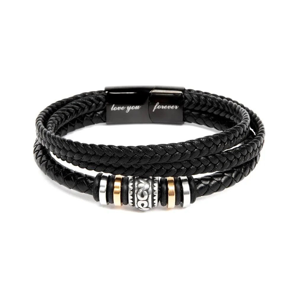 Amor Infinito: Pulsera Grabada 'Te Amo Siempre' - El Regalo Perfecto de una Esposa a su Esposo