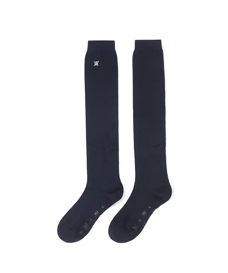 ANEW Golf Women's See-Through Logo Knee Sock - Navy
