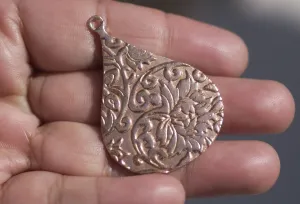 Arabic Lotus Flowers Pattern Blank Earring Shape for Enameling Supplies Metalworking Blanks Variety of Metals