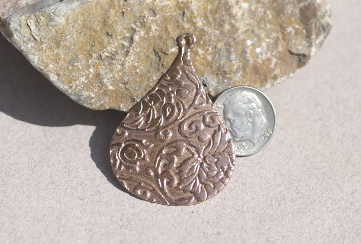 Arabic Lotus Flowers Pattern Blank Earring Shape for Enameling Supplies Metalworking Blanks Variety of Metals
