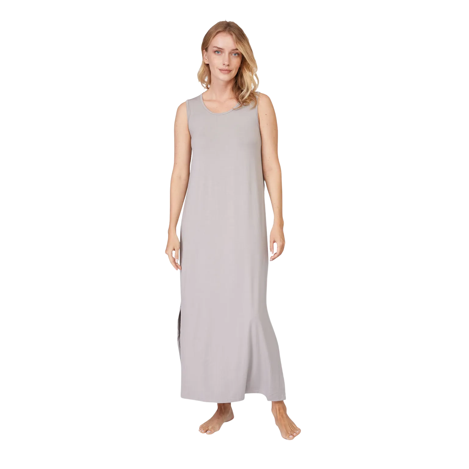 Bamboo Sleeveless Drape Dress