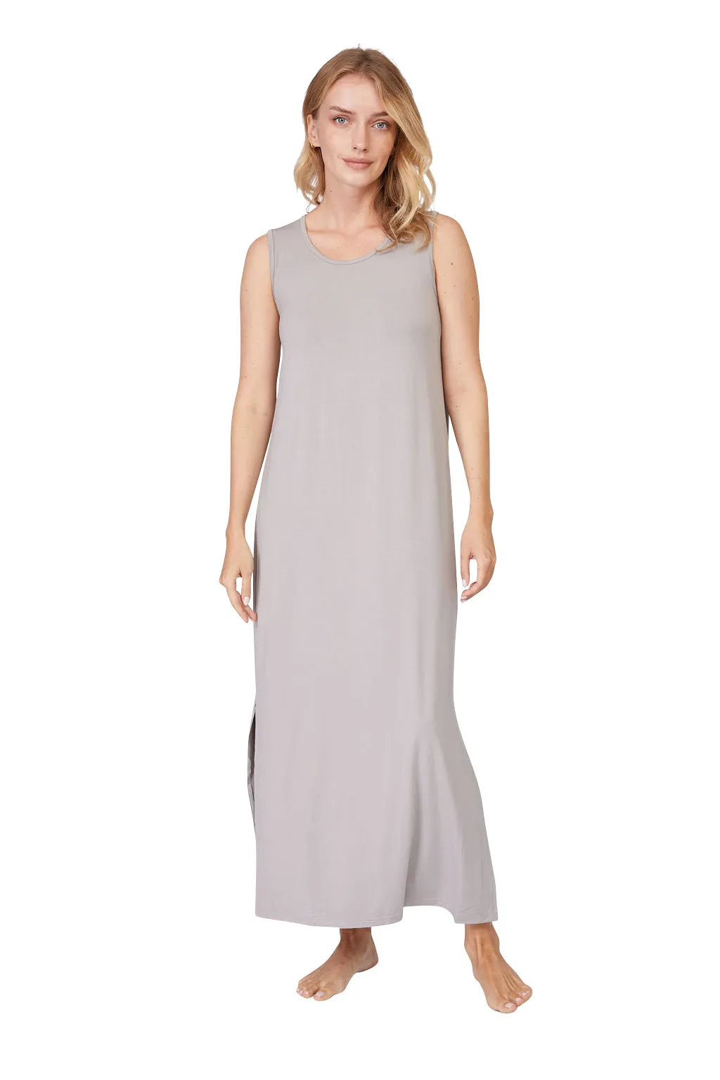 Bamboo Sleeveless Drape Dress