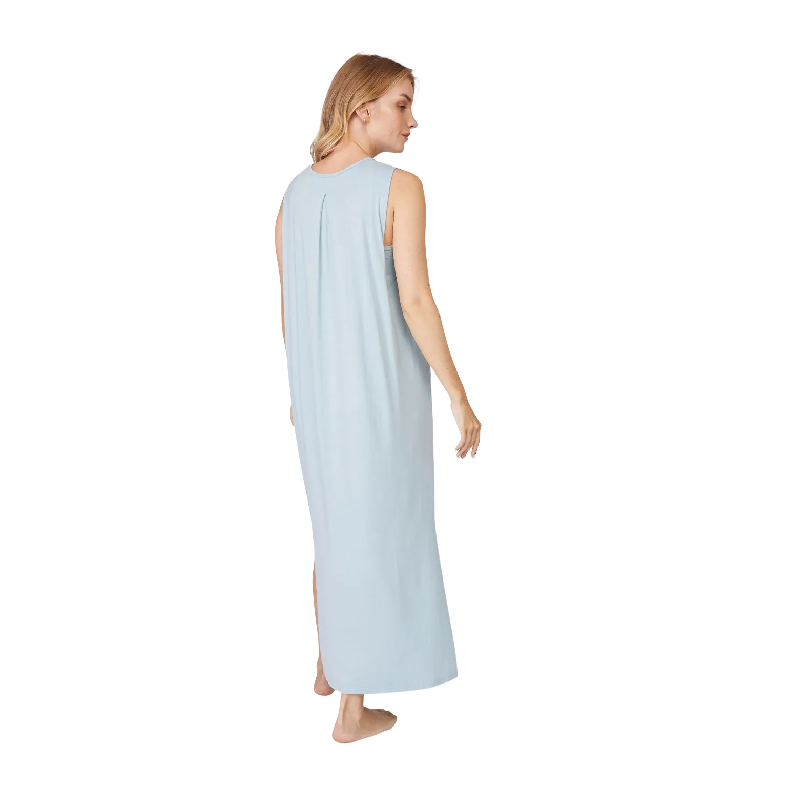 Bamboo Sleeveless Drape Dress
