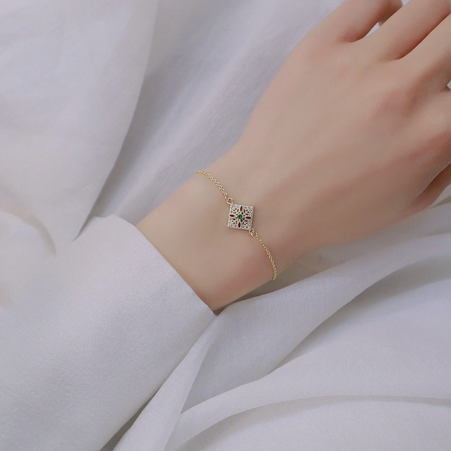 Baroque Bracelet (Solid Silver)