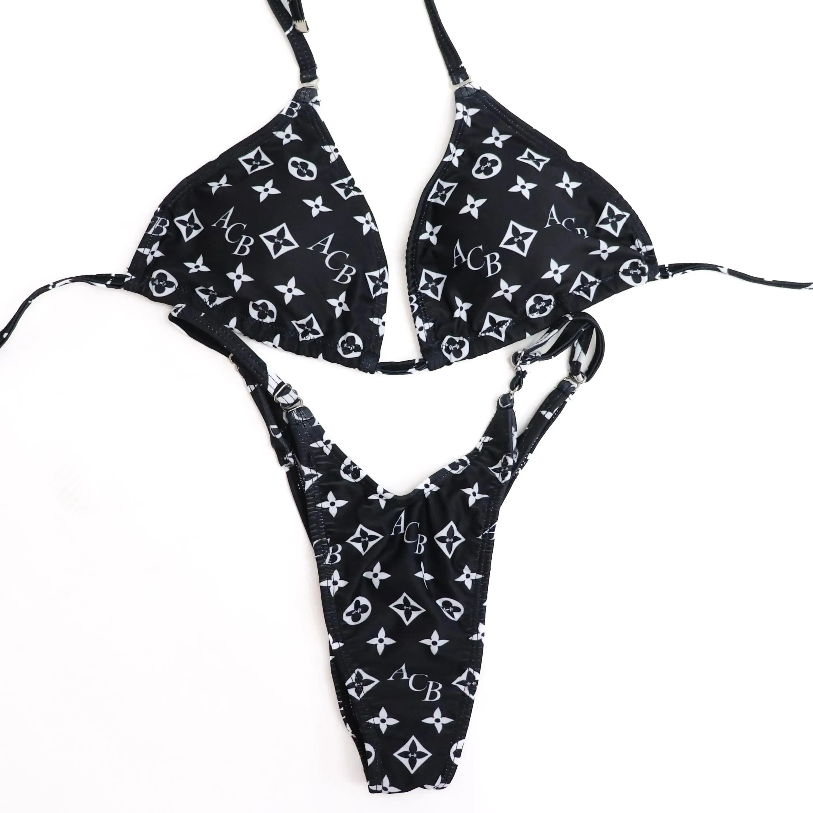 Black ACB Designer Posing Practice Suit