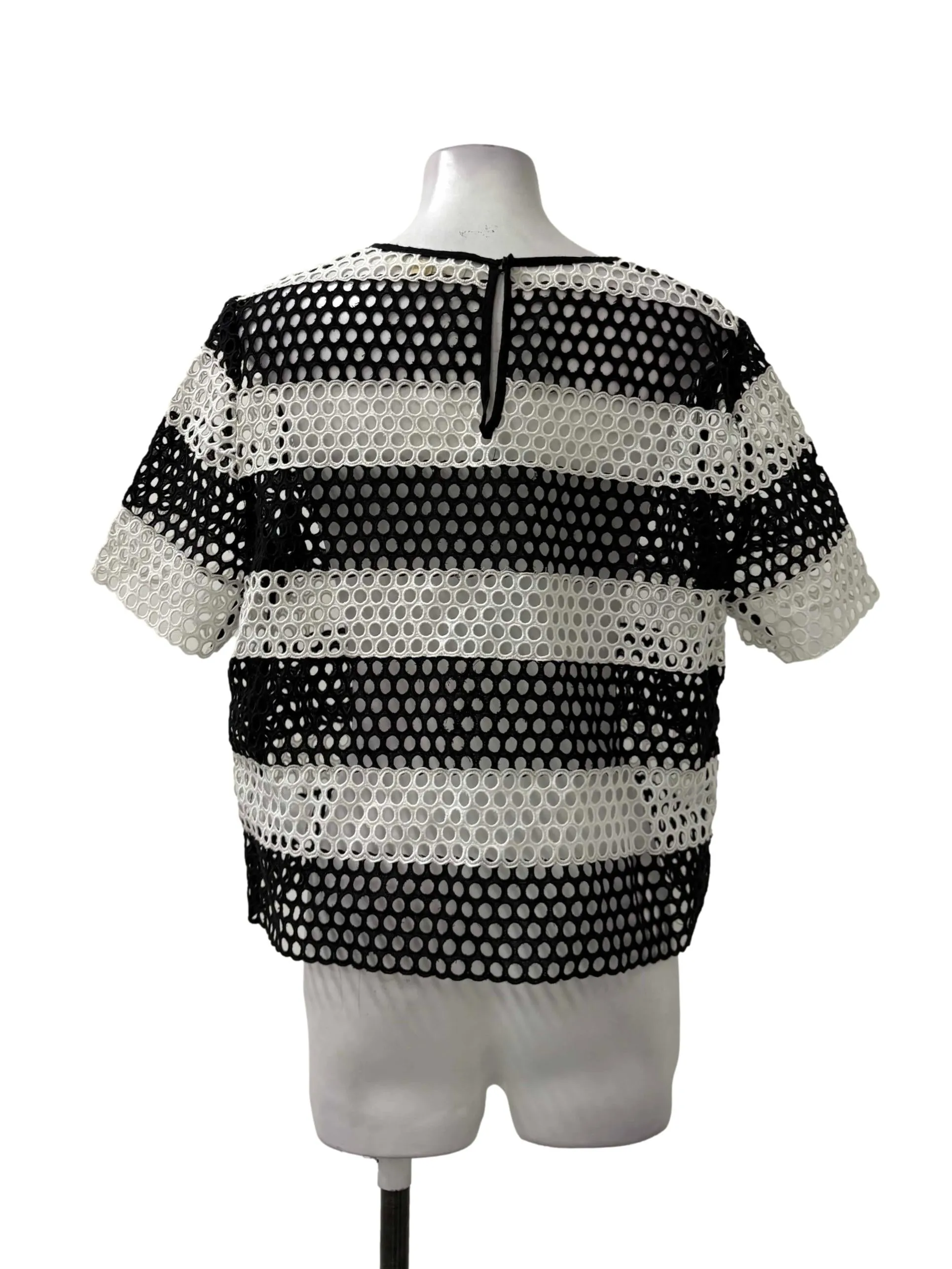 Black & White Grid Tee
