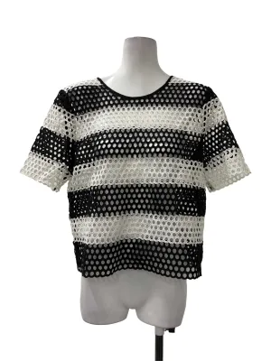 Black & White Grid Tee