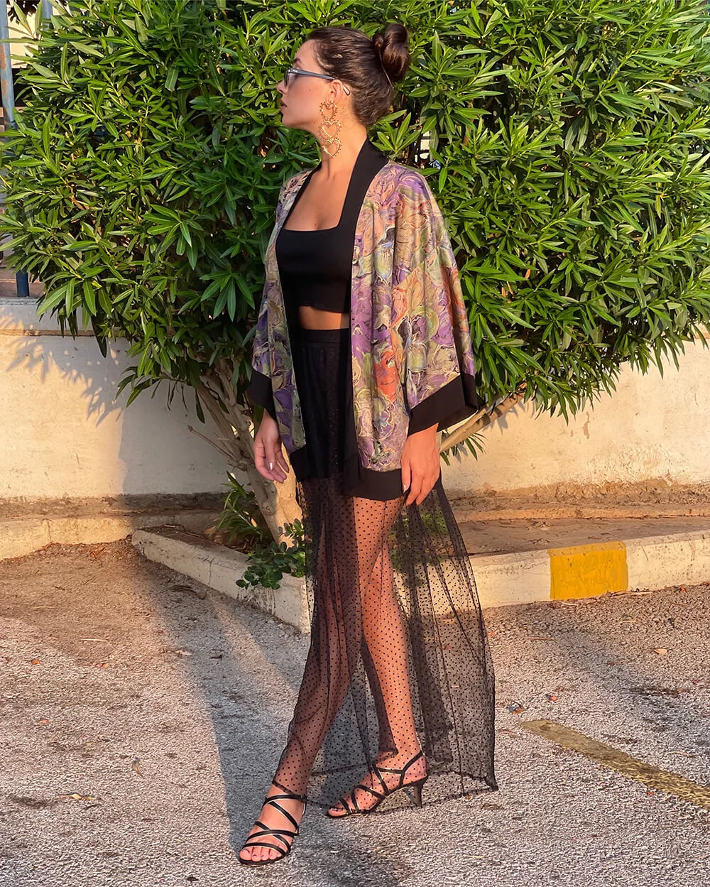 Black Tulle Maxi Skirt