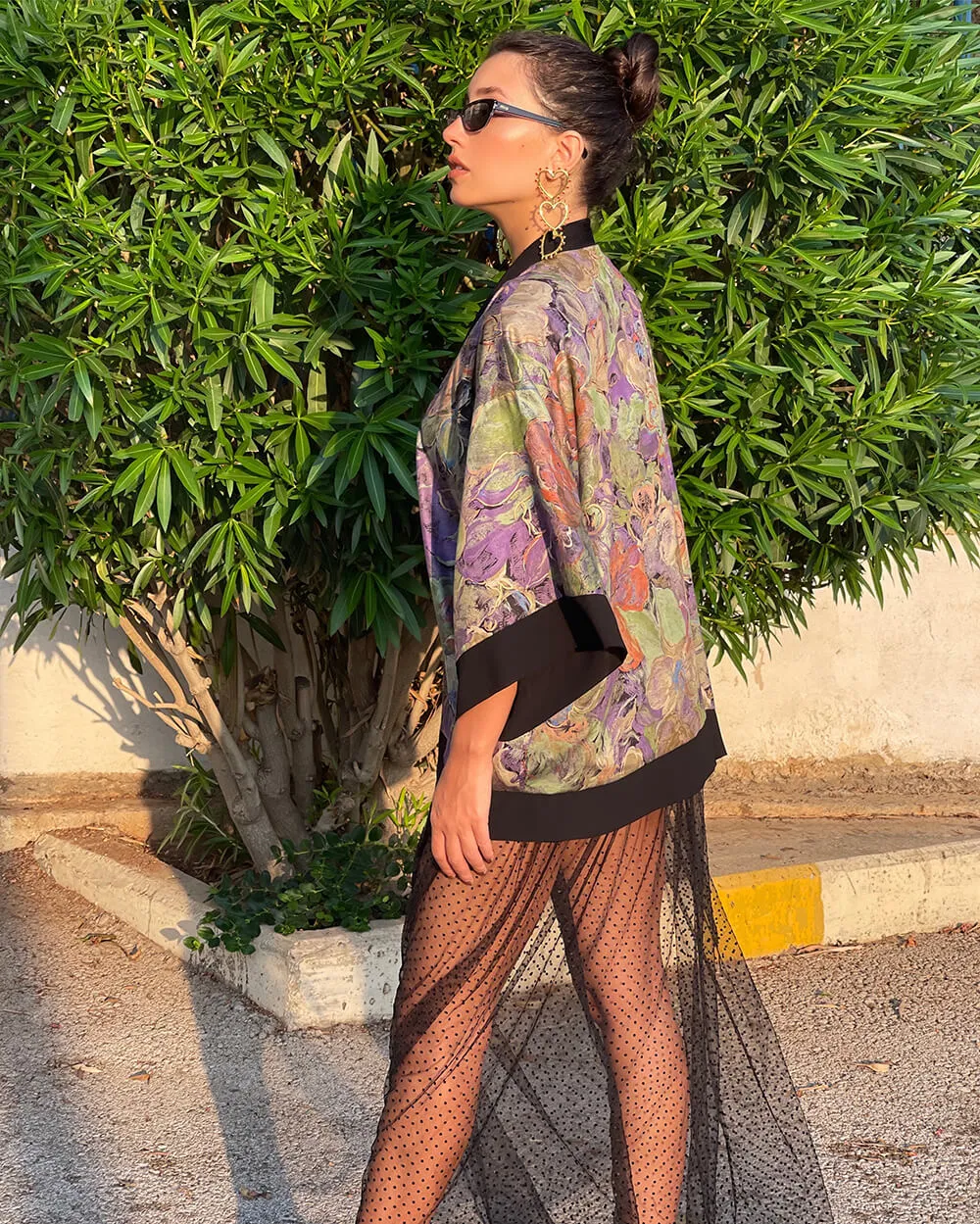 Black Tulle Maxi Skirt