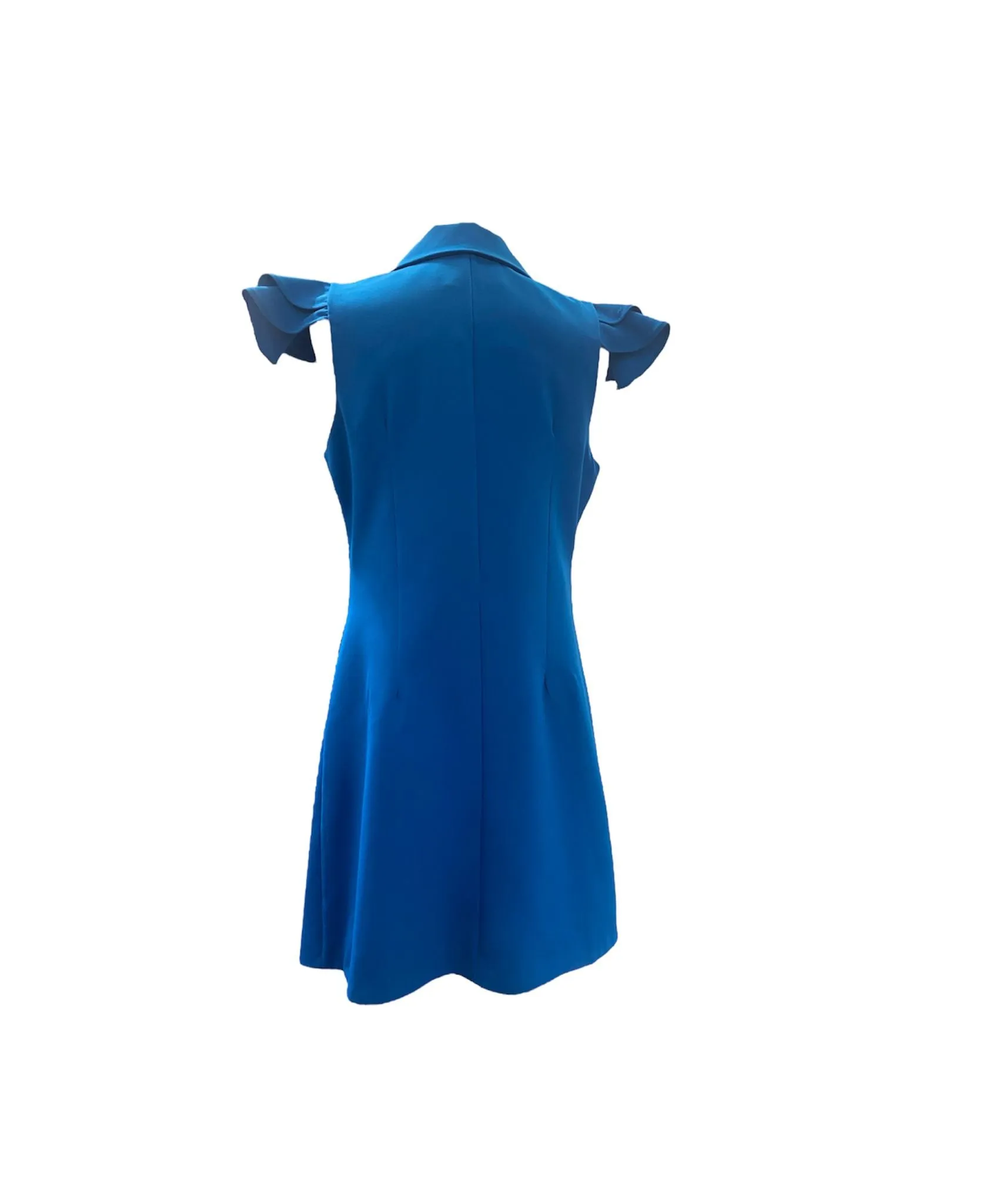 Blazer Jurk met dubbele rij knopen | Blauw