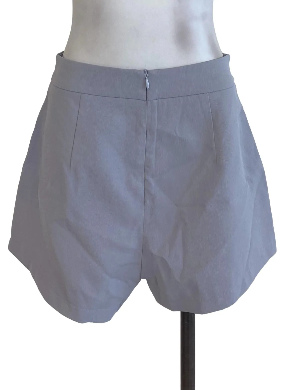 Blue Textured Shorts