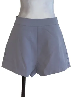 Blue Textured Shorts