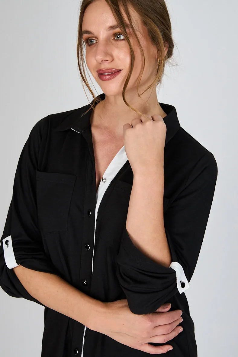 Blusa Casual Victoria Negro Woman by Eclipse