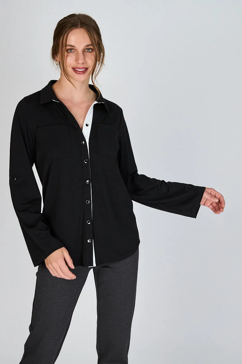 Blusa Casual Victoria Negro Woman by Eclipse