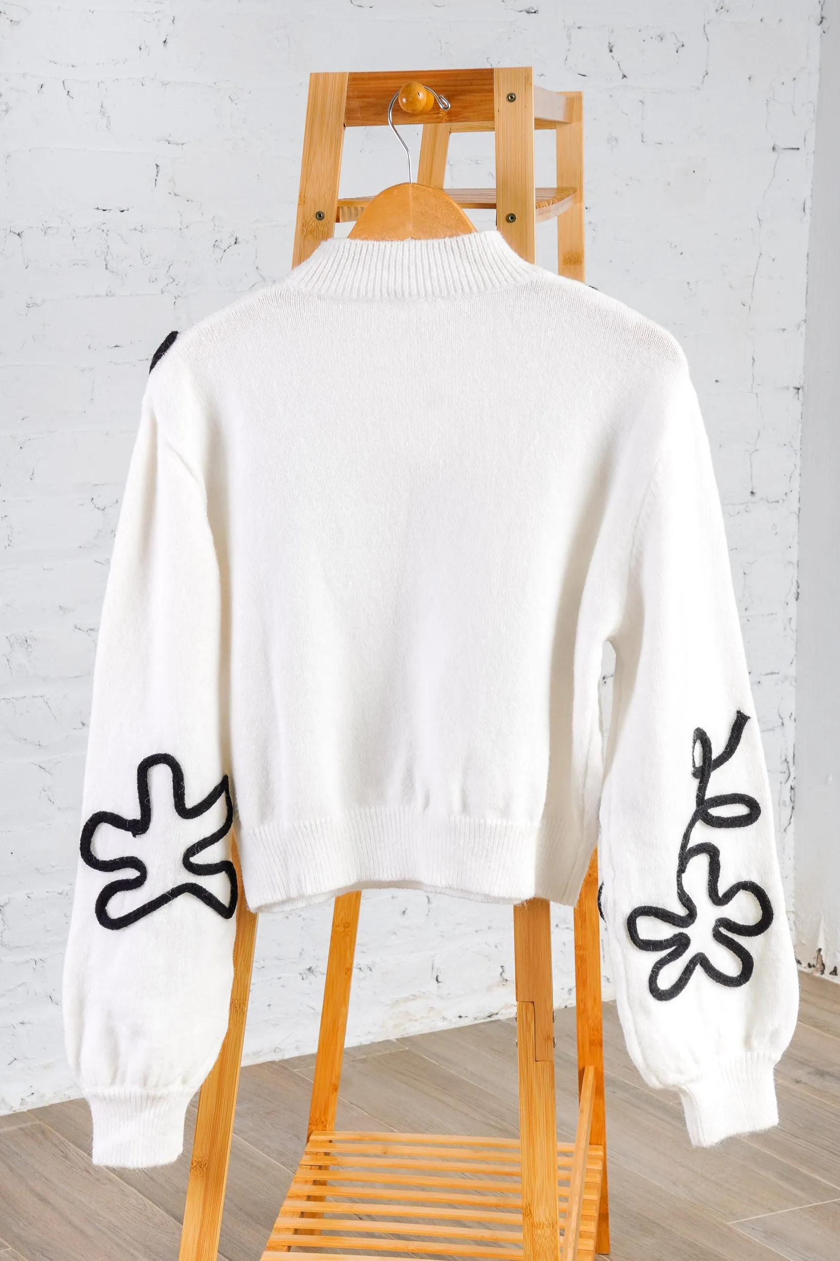 Bold Blooms Sweater