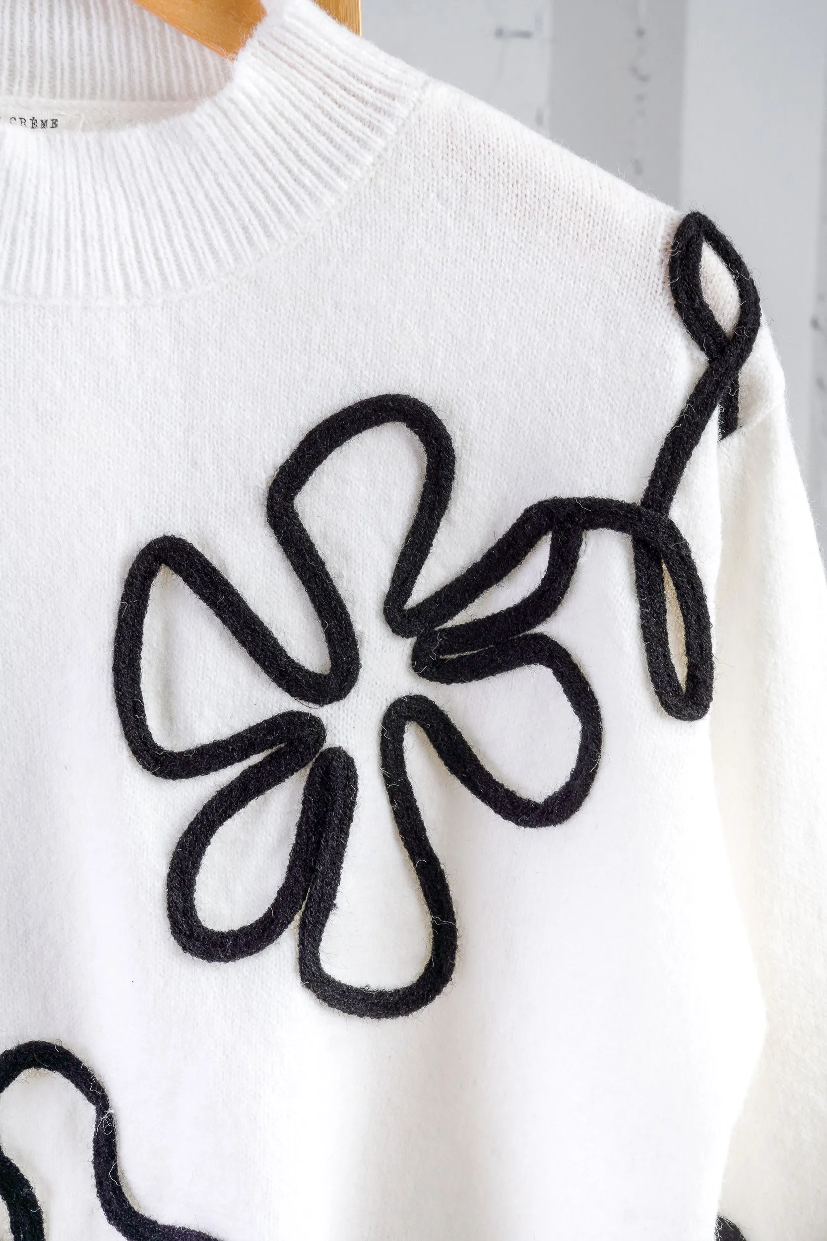 Bold Blooms Sweater