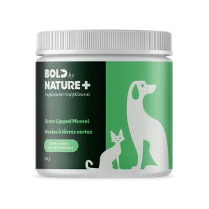 Bold by Nature Supplements - Green Lipped Mussels for Dogs & Cats (5.6oz/160g)