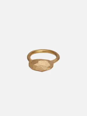 Bold Distorted Ring - Gold