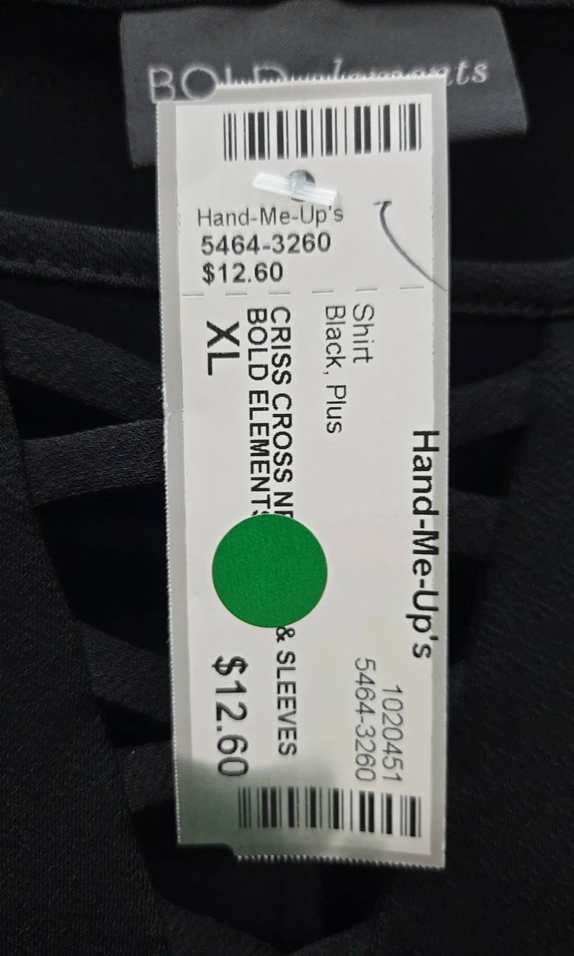 BOLD ELEMENTS Size XL Shirt