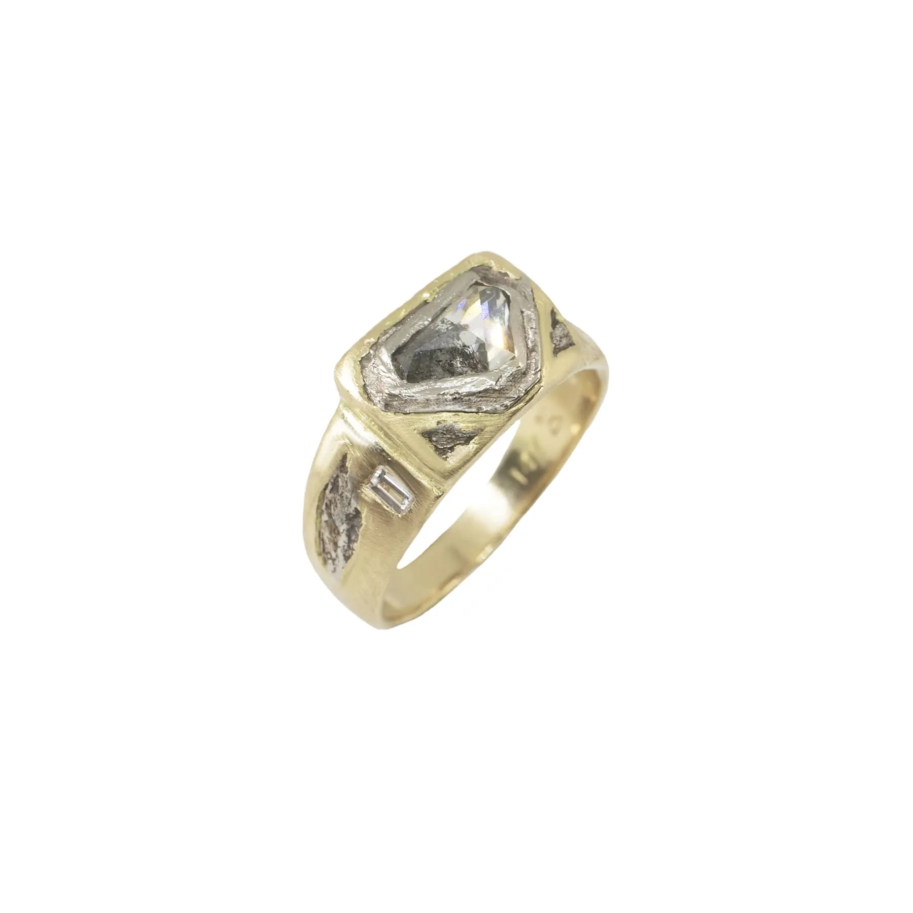 Bold Sedimentary Signet Ring II