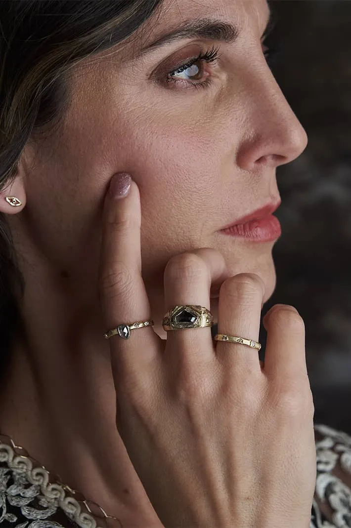 Bold Sedimentary Signet Ring II