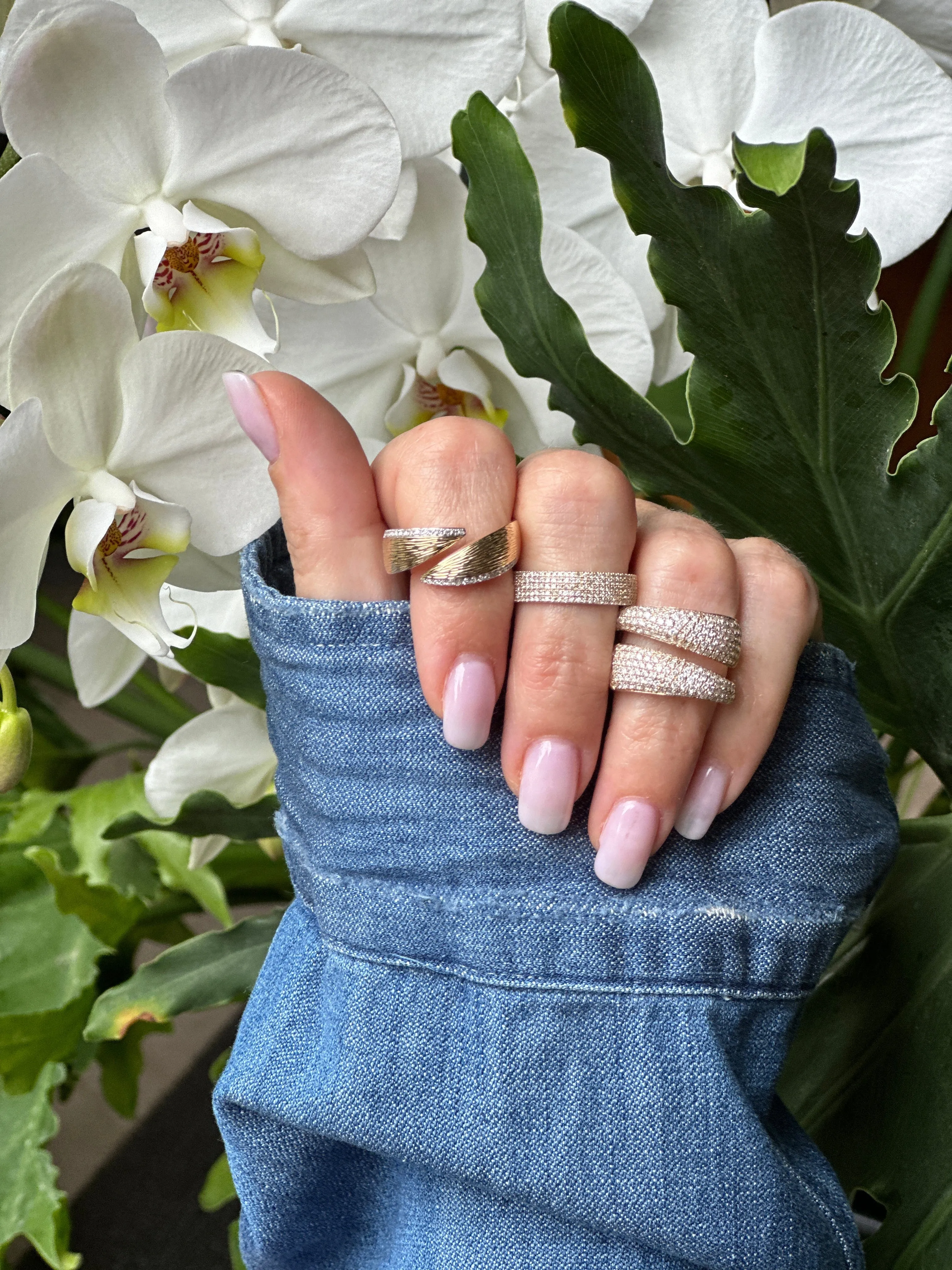 BOLD SPLIT DIAMOND RING