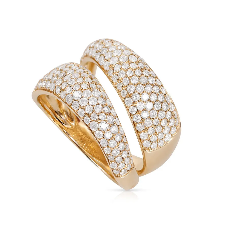 BOLD SPLIT DIAMOND RING