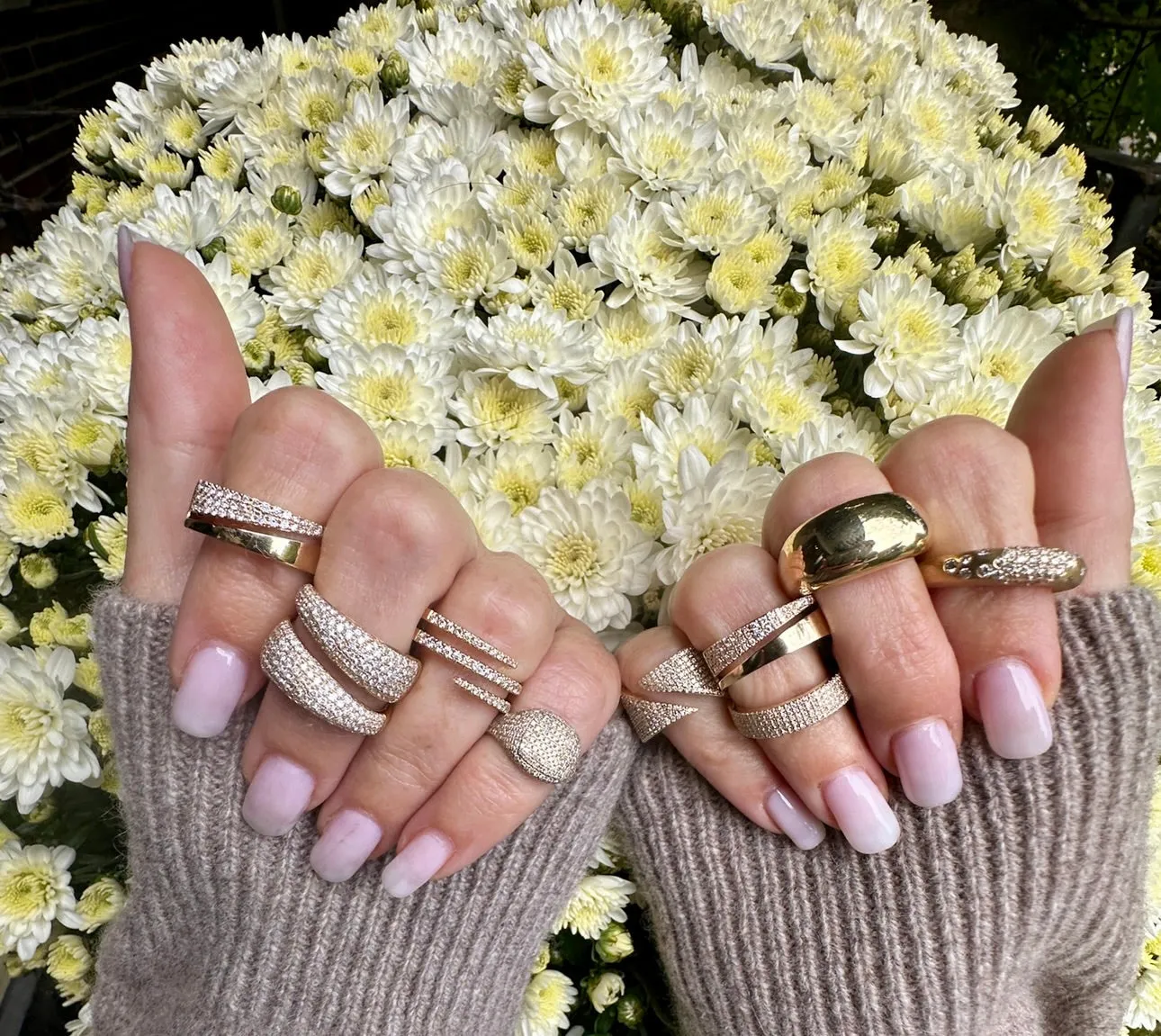 BOLD SPLIT DIAMOND RING