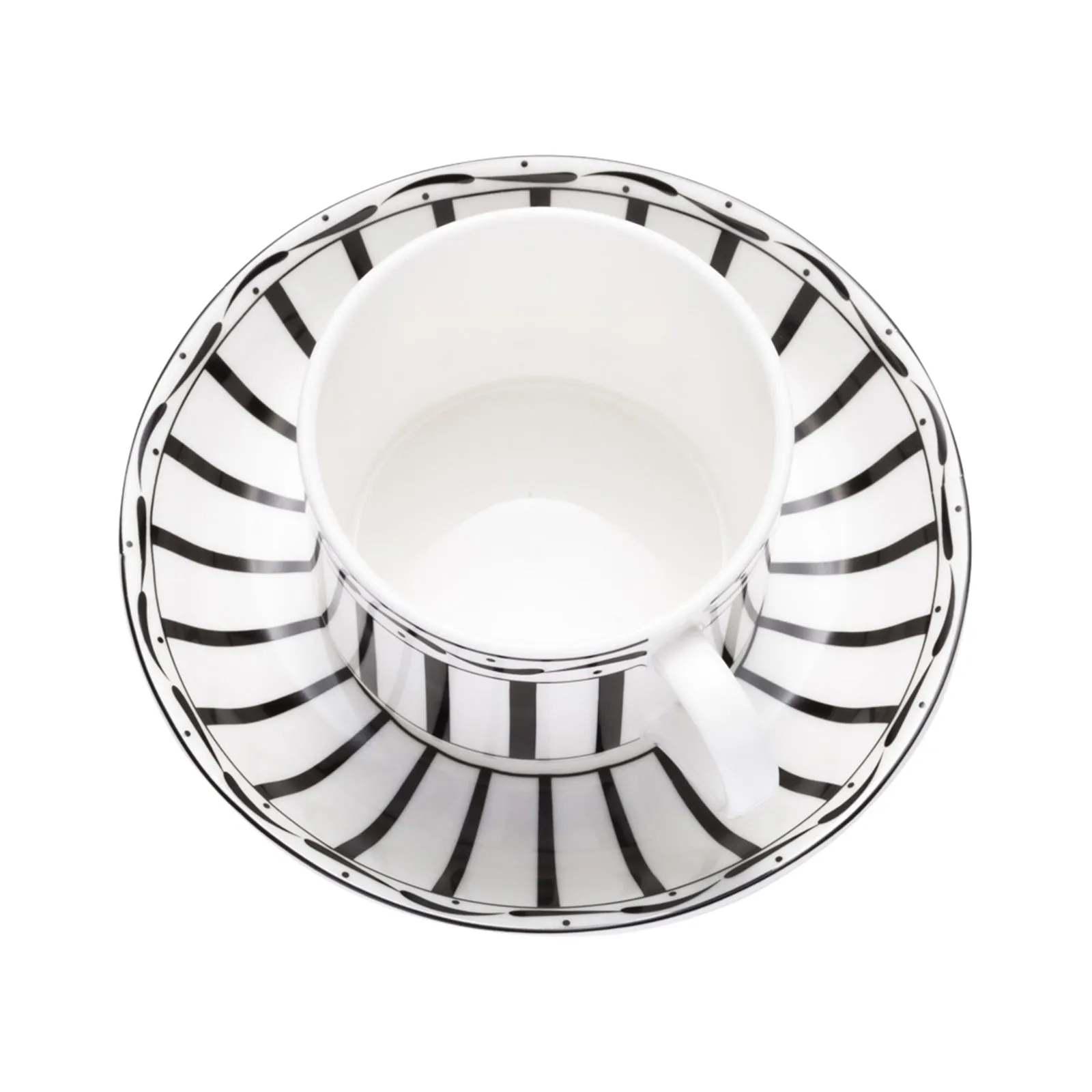 bold stripes coffee cup set
