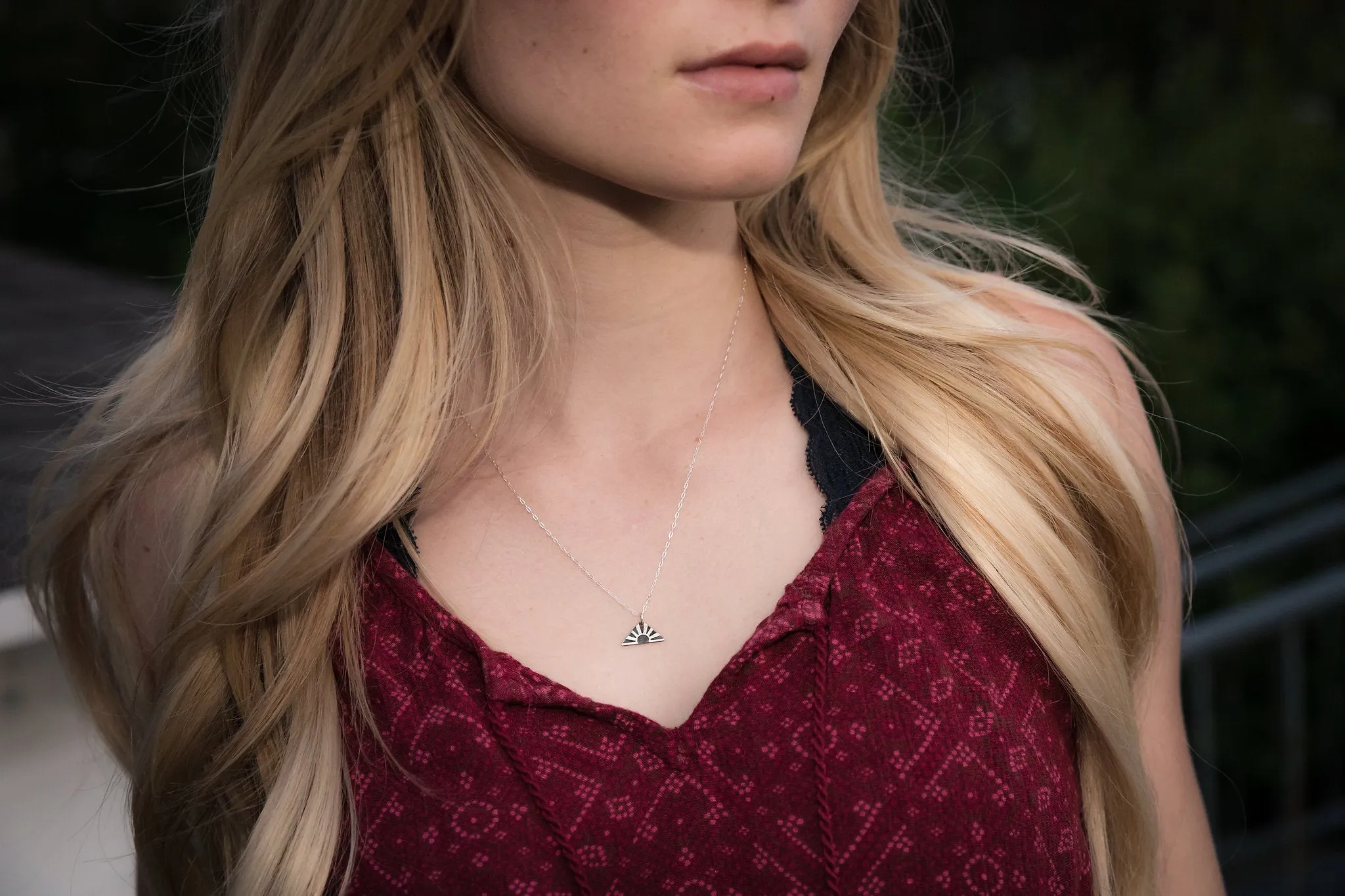 Bold Sun Mini Necklace
