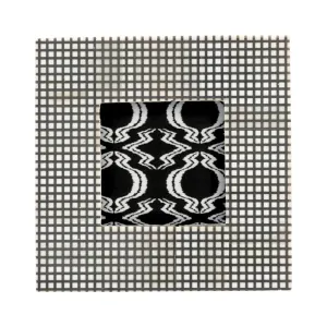 BONE & CHECKED PATTERN 4X4 FRAME