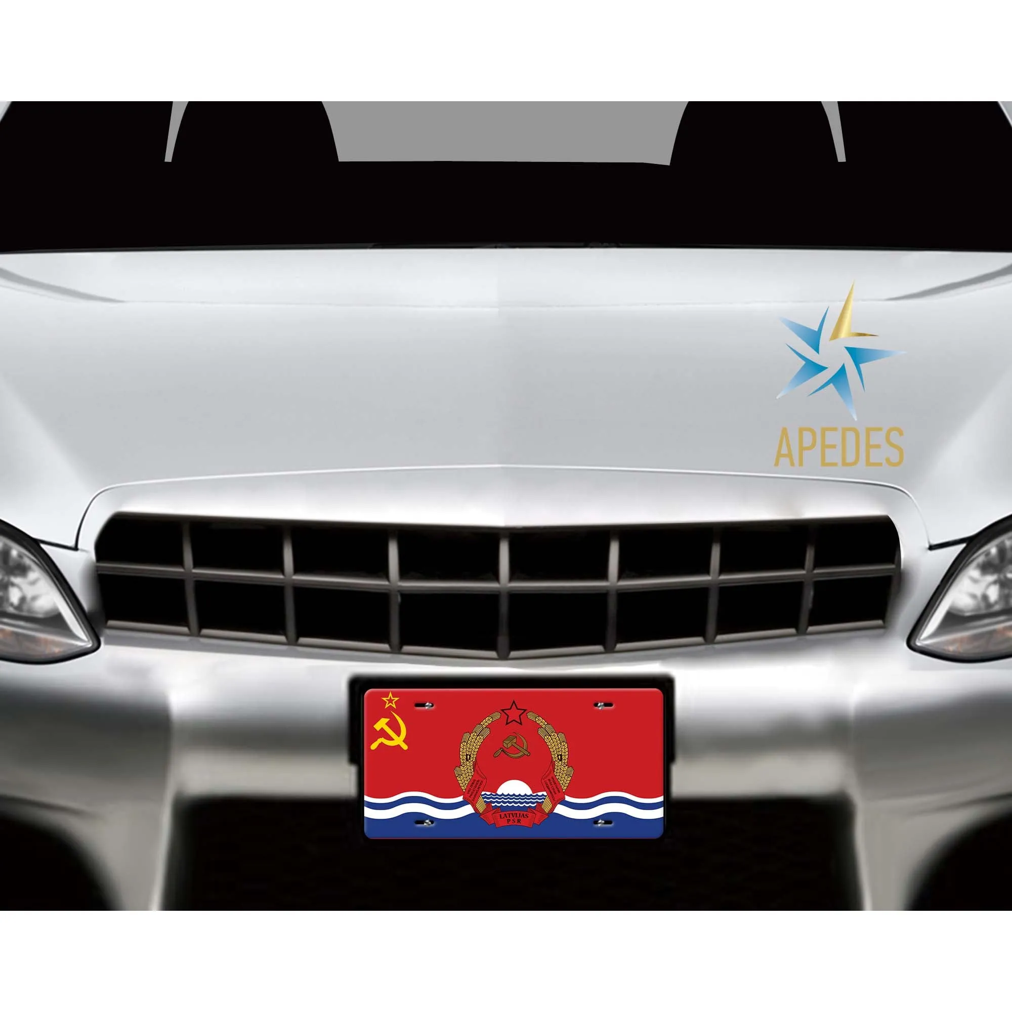 Born in USSR Decorative License Plate