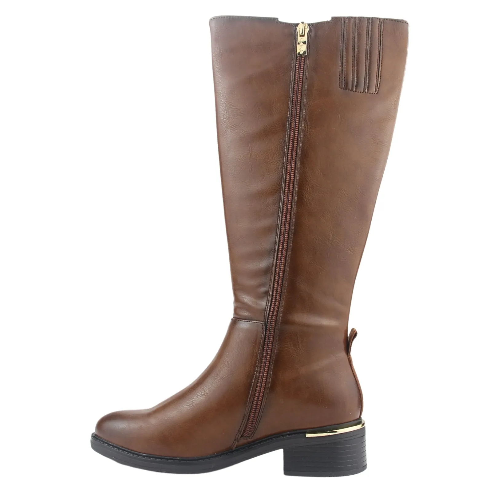 Bota Chalada Mujer Trafa-1 Café Casual