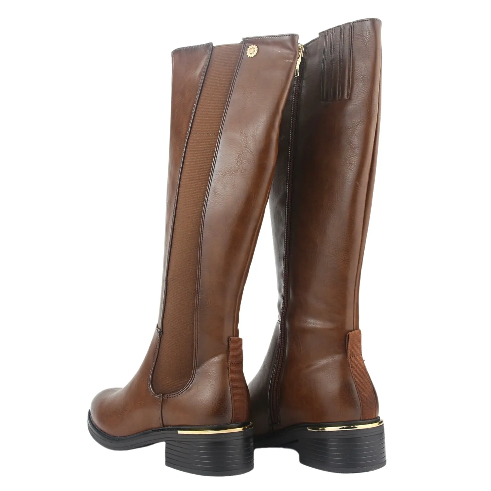 Bota Chalada Mujer Trafa-1 Café Casual