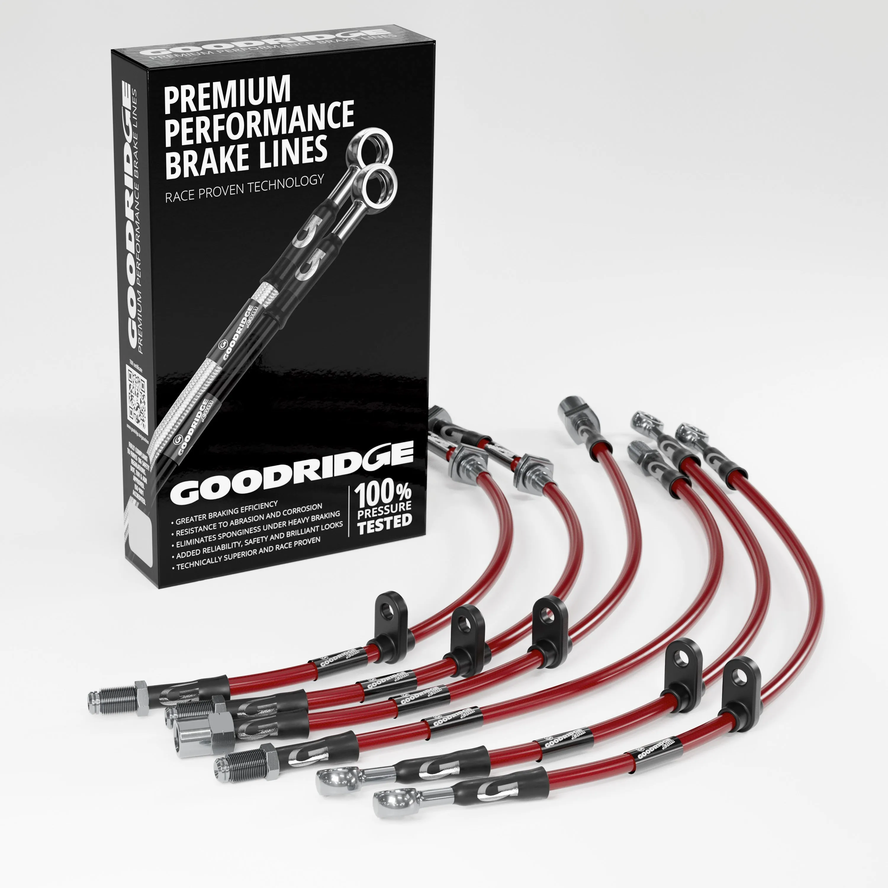 BRAKE HOSE KIT FOR BMW 3 SERIES E90 325D M SPORT 2006-