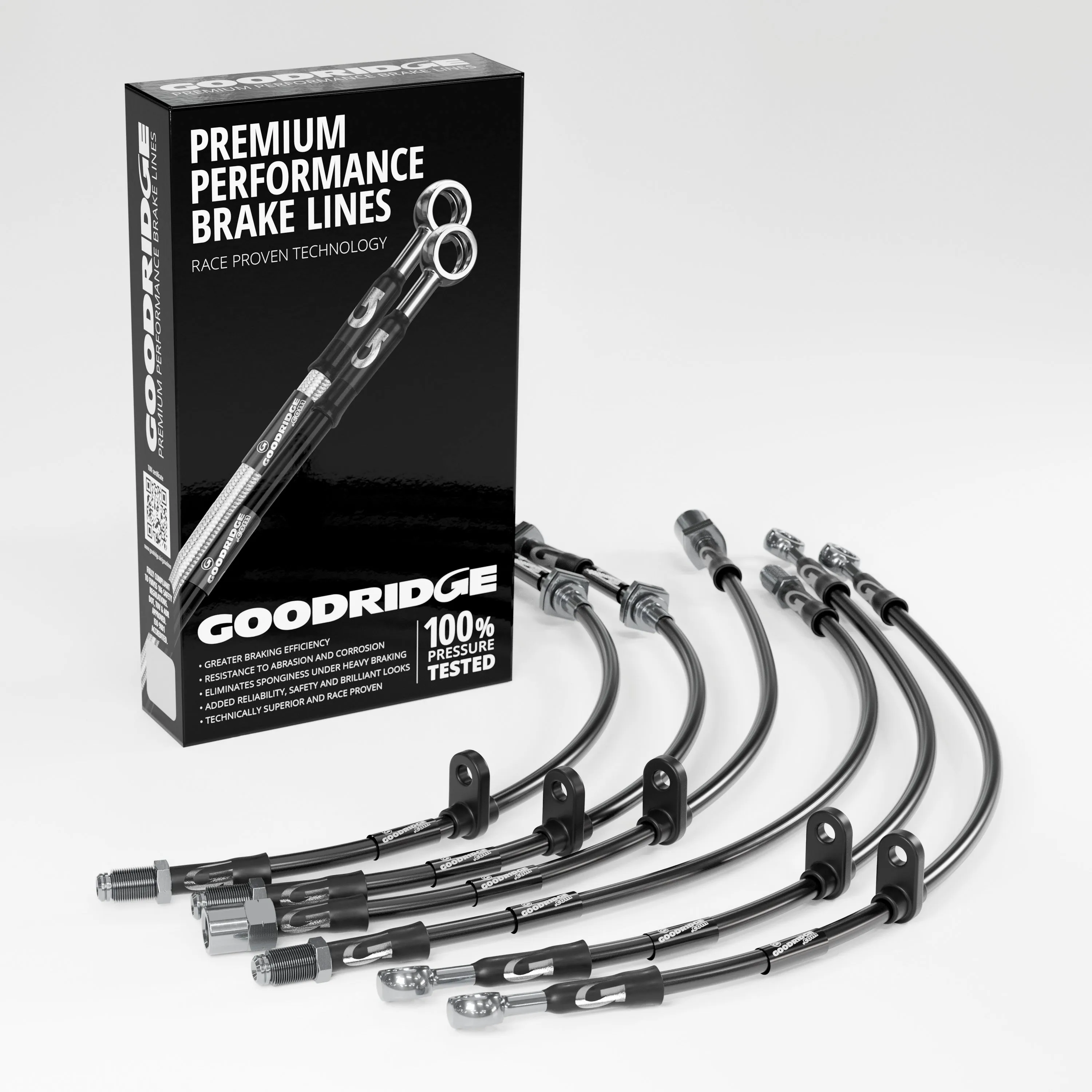 BRAKE HOSE KIT FOR BMW 3 SERIES E90 325D M SPORT 2006-
