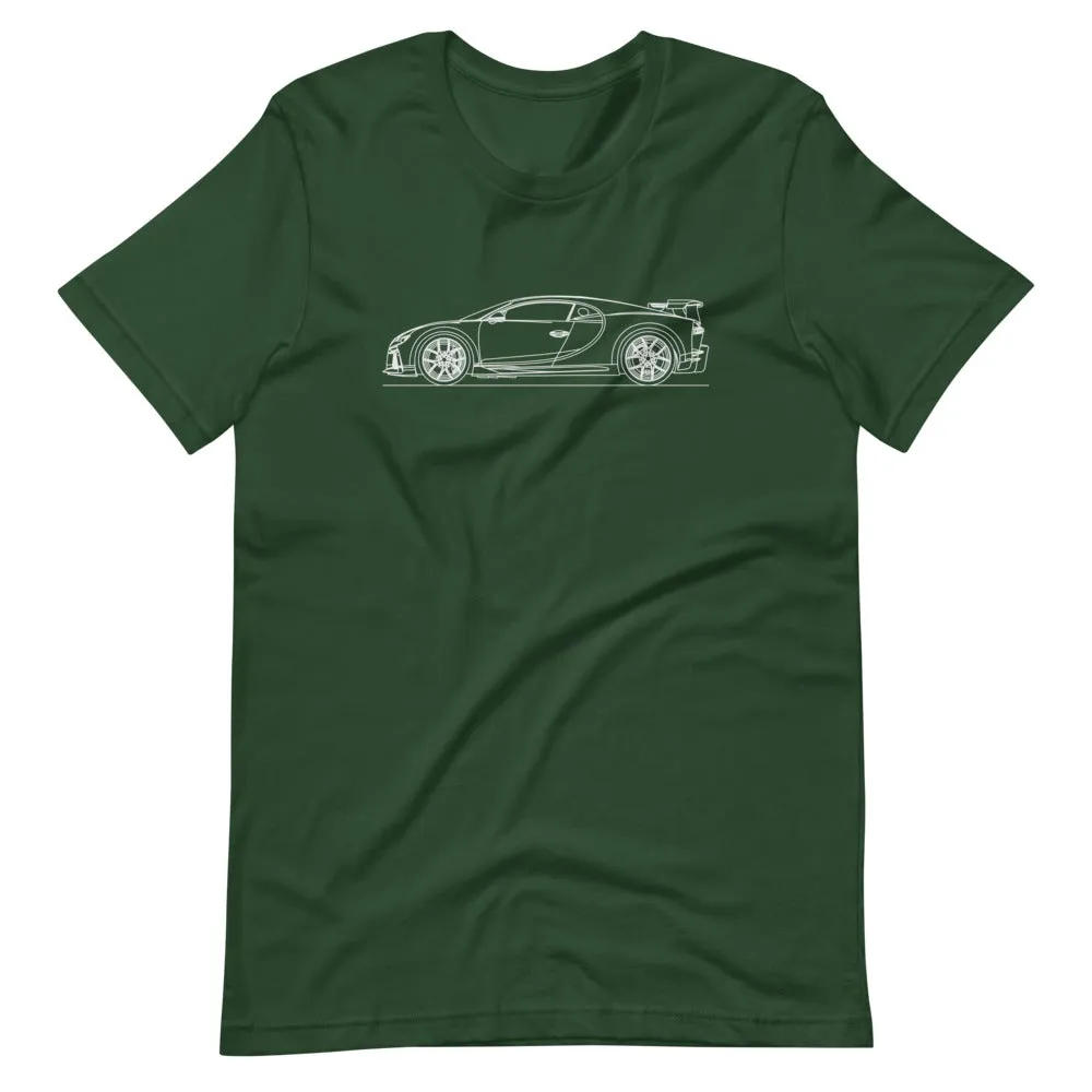 Bugatti Chiron Pur Sport silhouette T-shirt