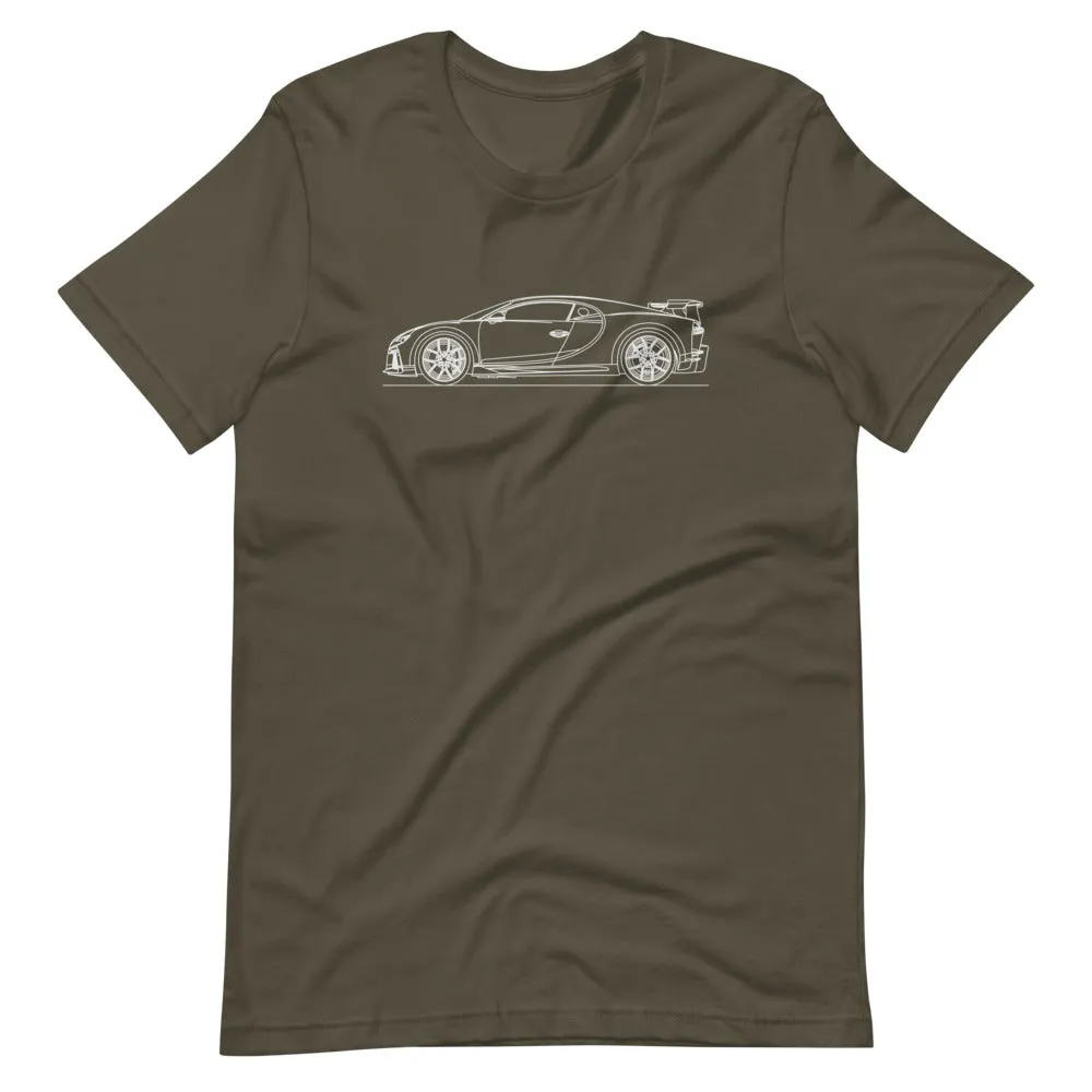 Bugatti Chiron Pur Sport silhouette T-shirt
