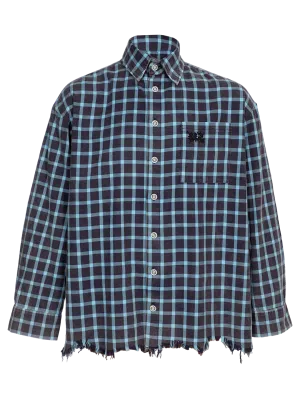 Bunny Heart Checkered Shirt