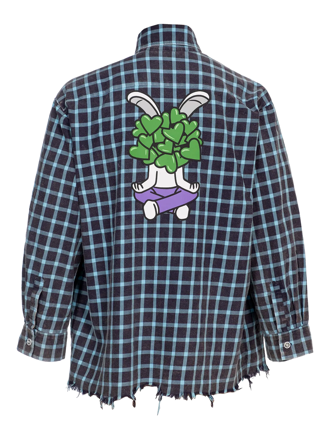 Bunny Heart Checkered Shirt