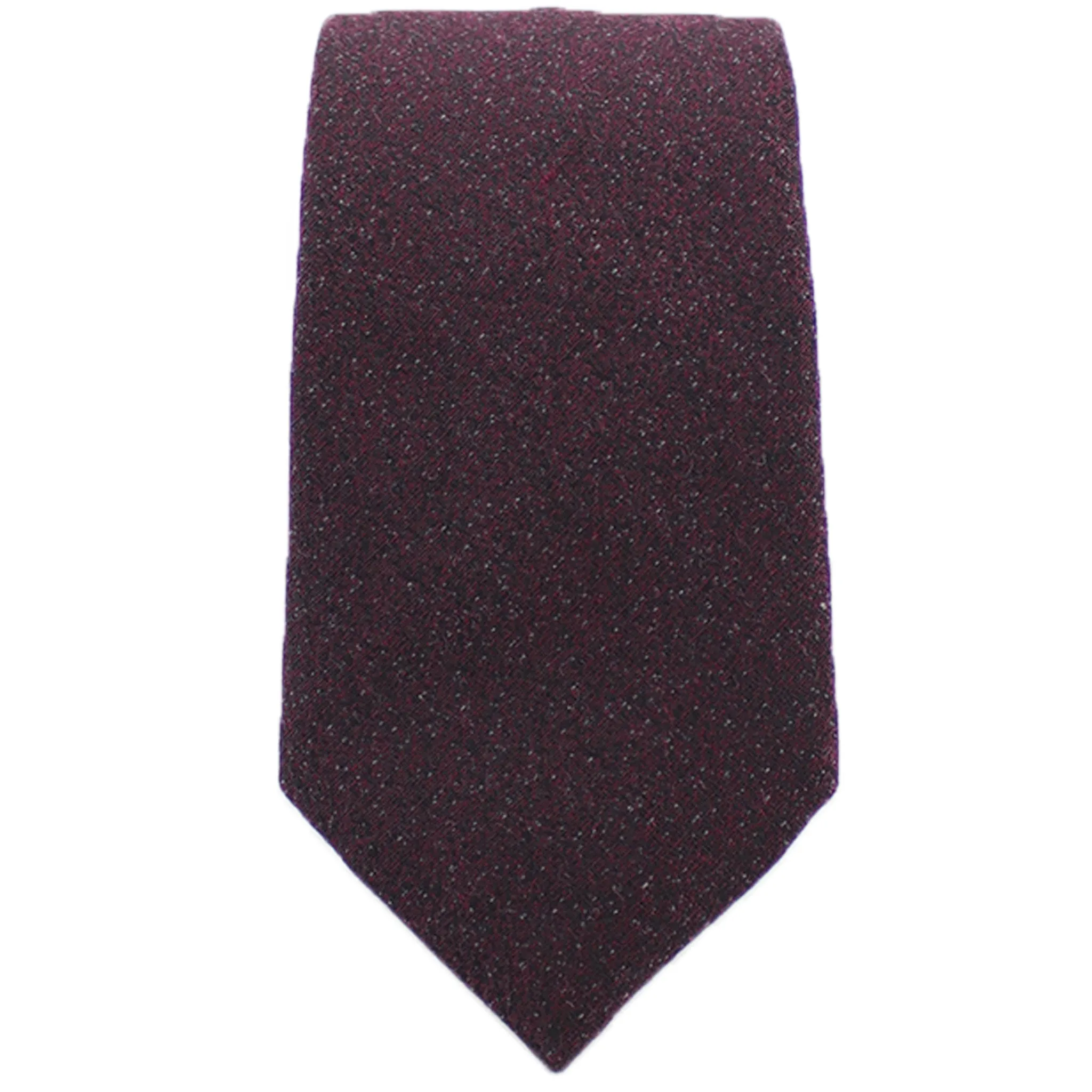 Burgundy Textured Tie