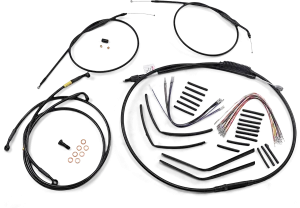 Burly Brand B30-1190 T-Bar Cable and Brake Line Kit - 12in.