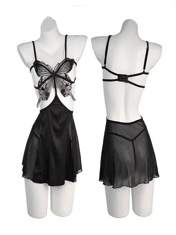 Butterfly See-through Nightgown UB98994