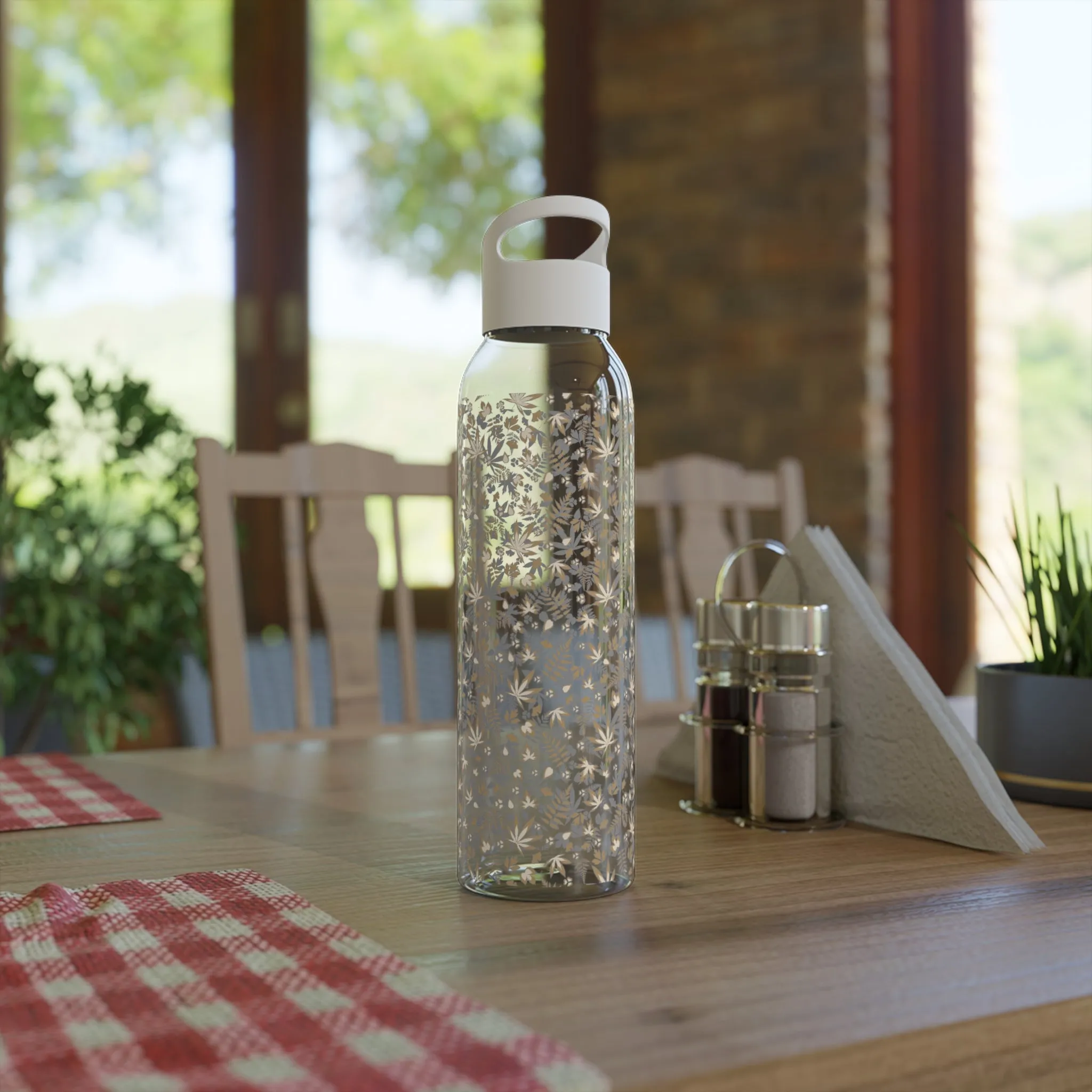 Cannabis Leaf Water Bottle