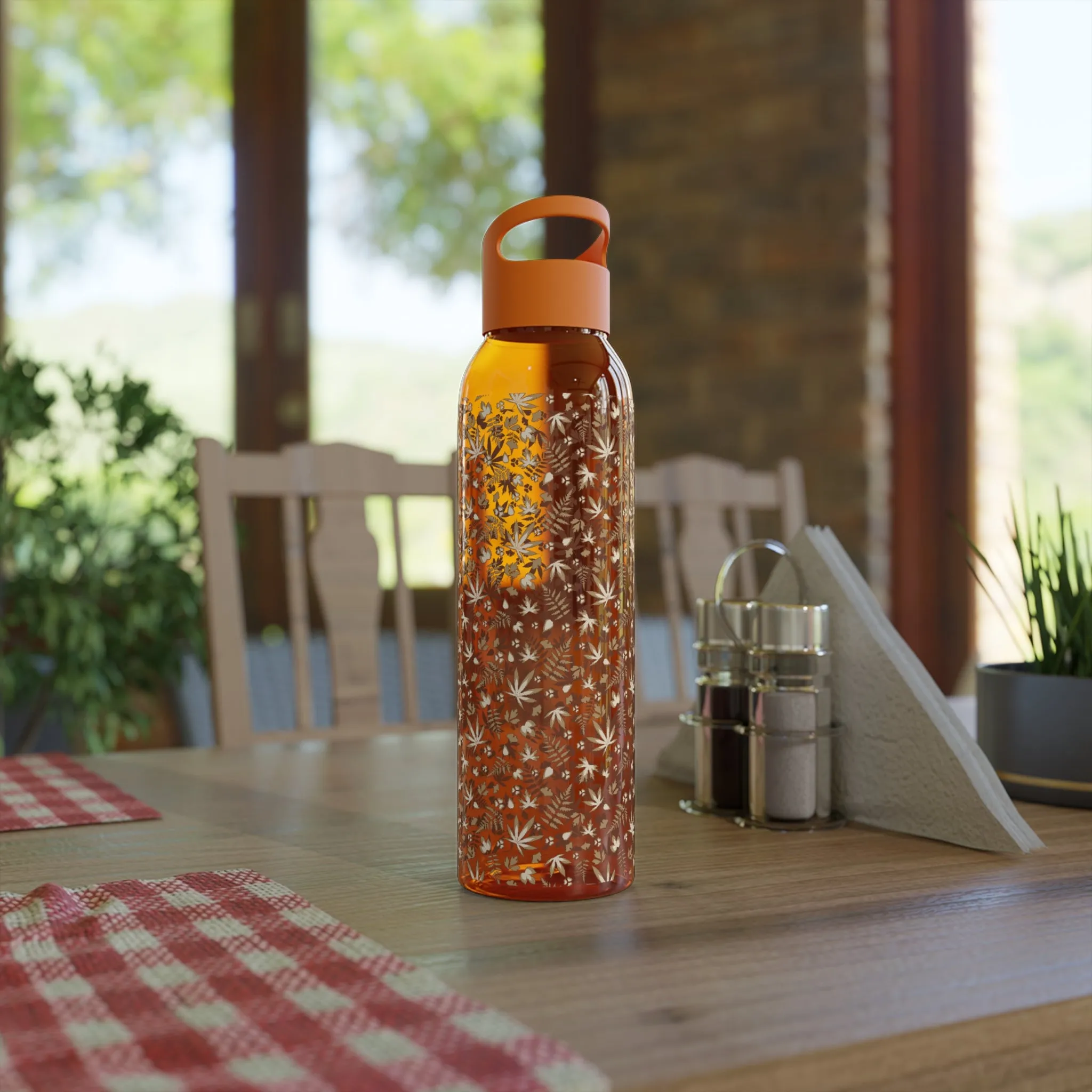 Cannabis Leaf Water Bottle