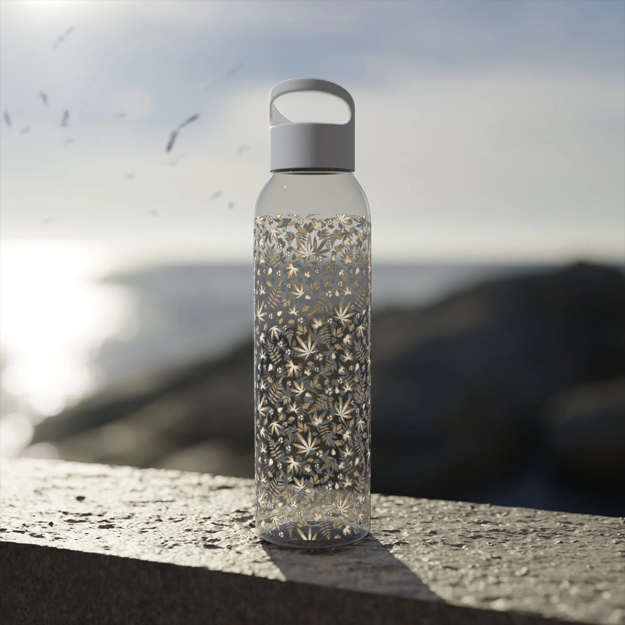 Cannabis Leaf Water Bottle