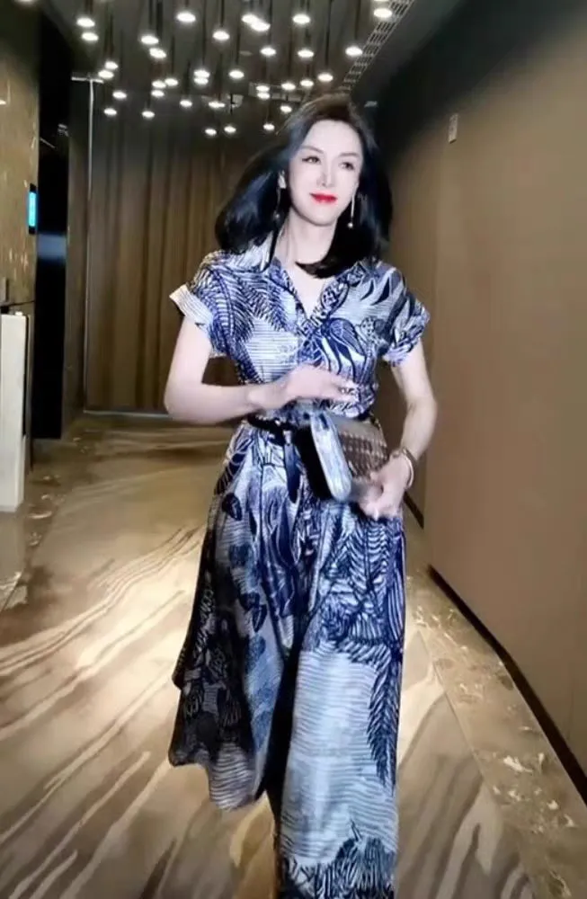Casual  Shirt Dress With Belt