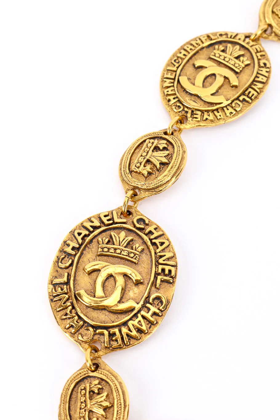CC Crown Medallion Necklace