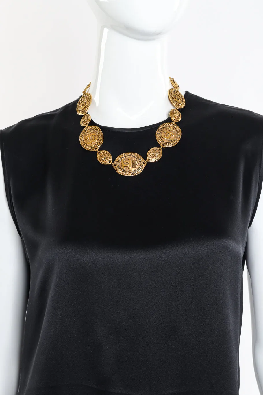 CC Crown Medallion Necklace