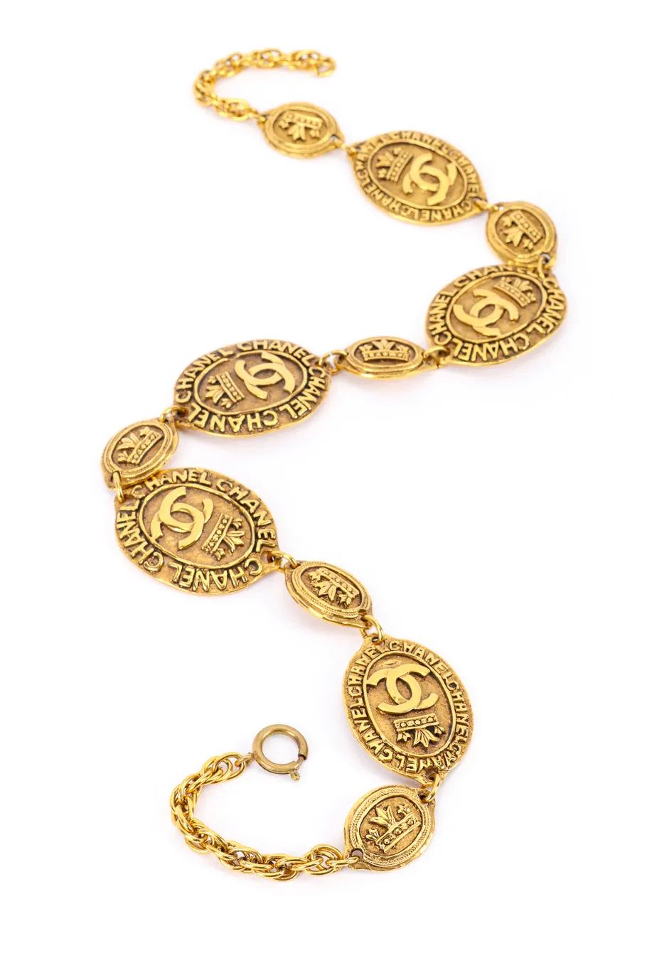 CC Crown Medallion Necklace